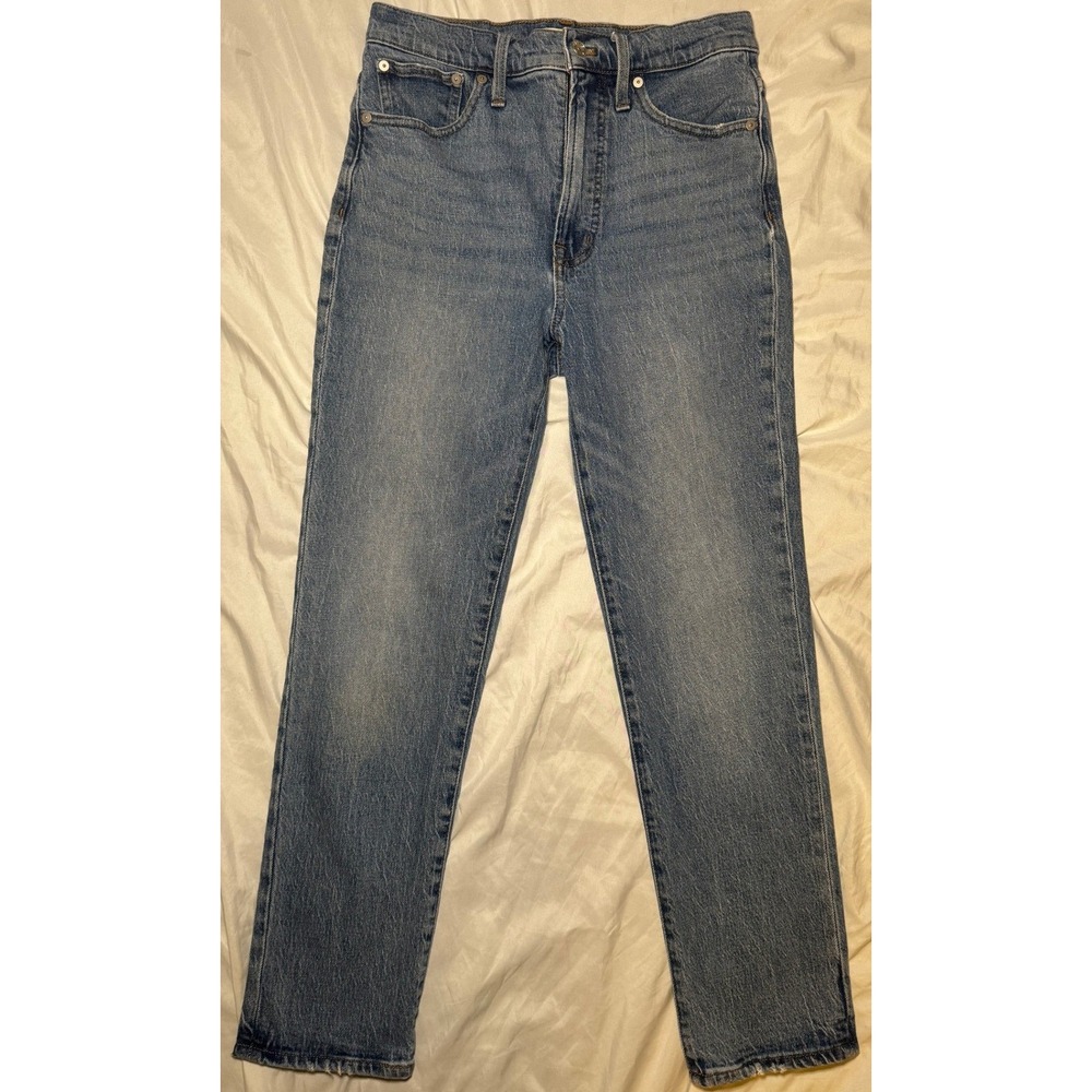 Madewell The Perfect Vintage Jean Womens 27 Blue High Rise Tapered‎ Denim 0217